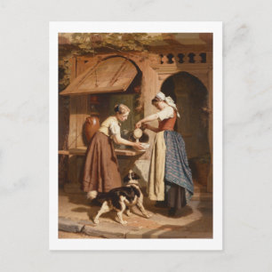 Carte Postale At the Dairy, 1866