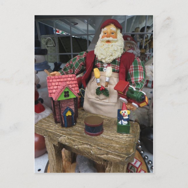 Carte Postale Atelier Père Noël (Devant)