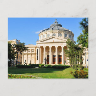 Carte Postale Athénée roumain à Bucarest, Roumanie
