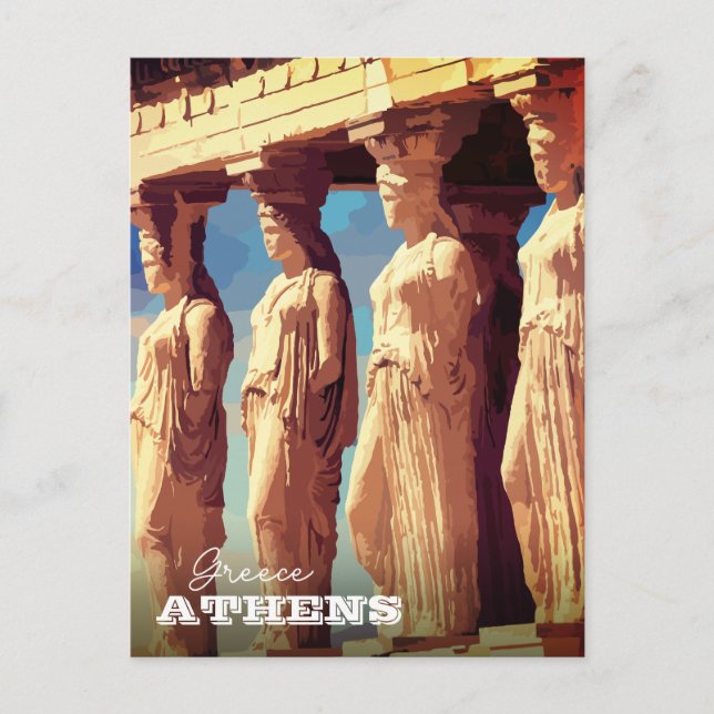 Carte postale Athènes, Grèce (Devant)
