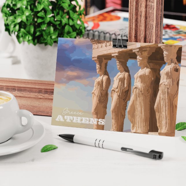 Carte postale Athènes, Grèce (Créateur téléchargé)