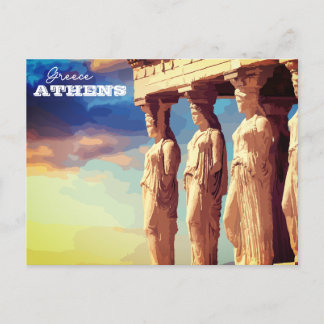 Carte postale Athènes, Grèce