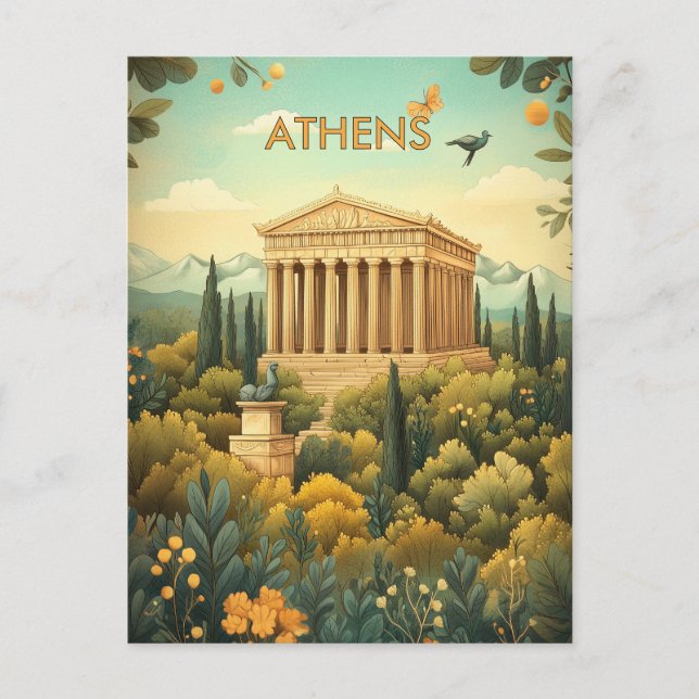 Carte Postale Athènes Grèce Voyage (Devant)