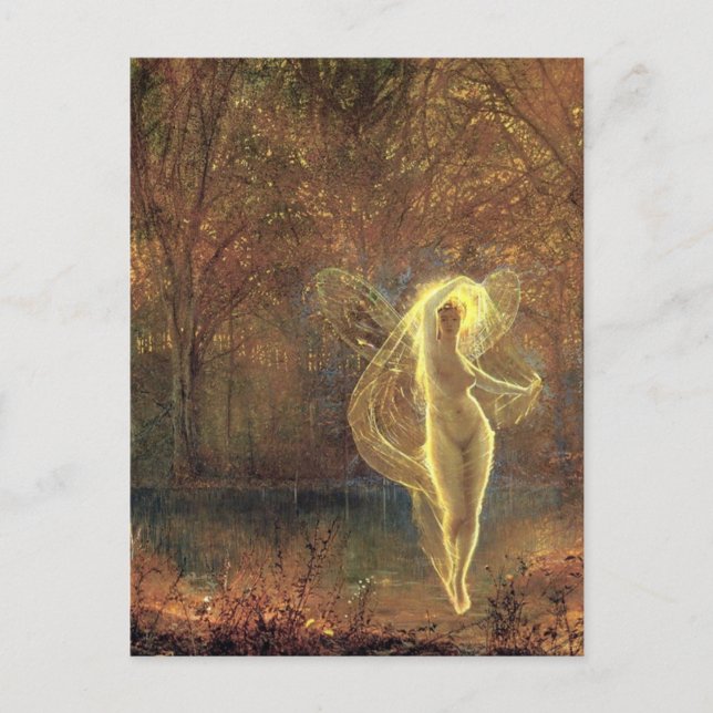 Carte Postale Atkinson Grimshaw Automne CC0595 Fairy Postcard (Devant)