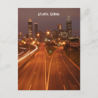 Carte Postale Atlanta Georgia à Dusk Postcard