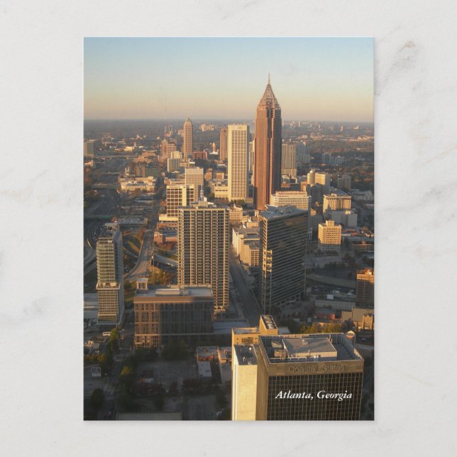 Carte postale Atlanta Georgia Skyline (Devant)