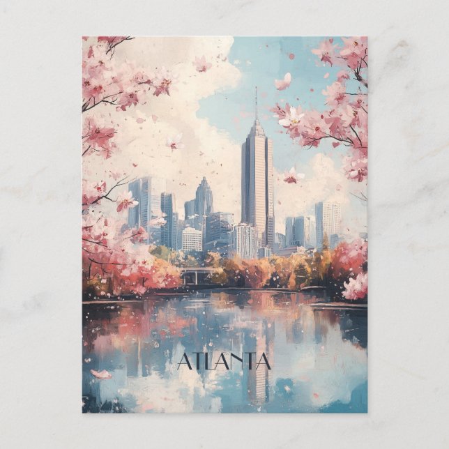 Carte Postale Atlanta Georgia Travel (Devant)