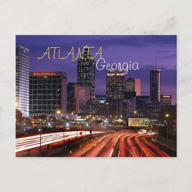 Carte postale Atlanta, Géorgie (Devant)