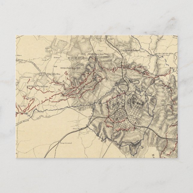 Carte Postale Atlanta, Géorgie (Devant)