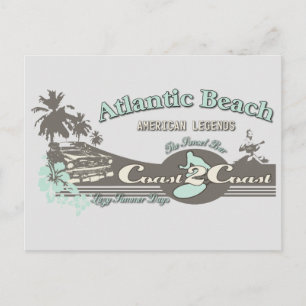 Carte Postale Atlantic Beach Travel Caroline du Nord