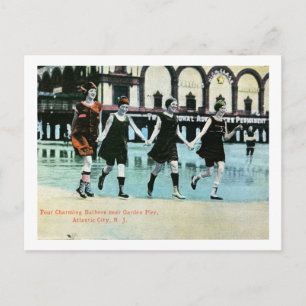 Carte Postale Atlantic City, New Jersey, Beautés, Vintage