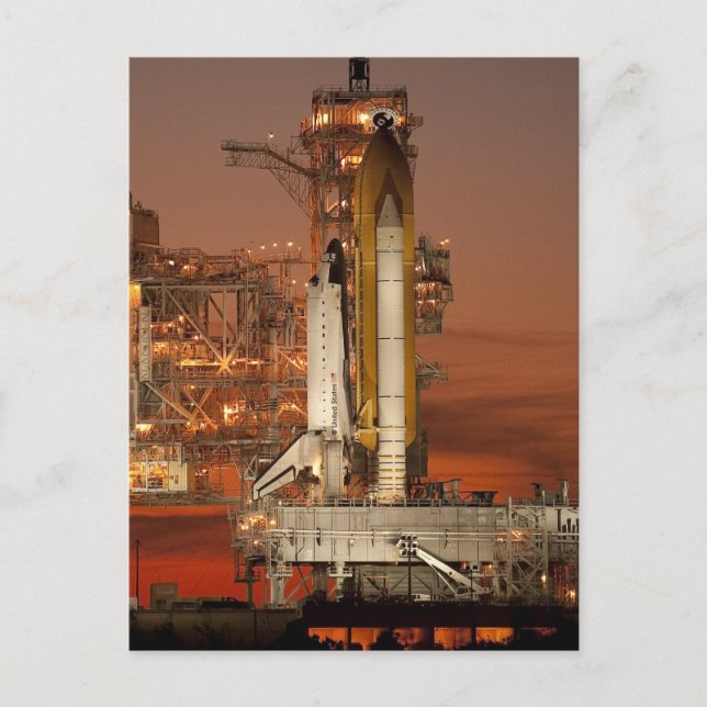 Carte Postale Atlantis Space Shuttle lancement NASA (Devant)