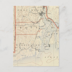 Carte Postale Atlas 2 d'Île de Rhode