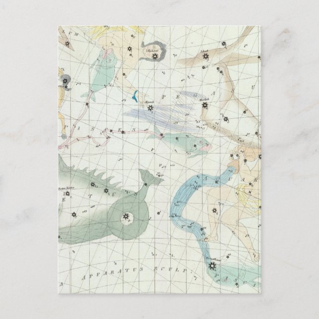 Carte Postale Atlas céleste 3 (Devant)