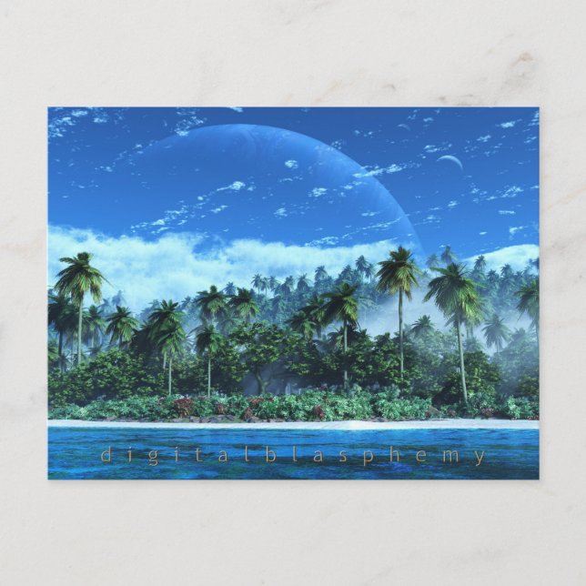 Carte Postale Atoll (Devant)