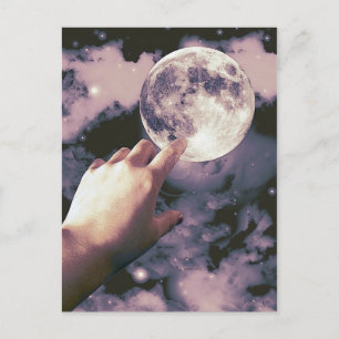 Carte Postale Atteindre pour la Lune !