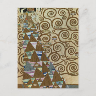 Carte Postale Attentes de Gustav Klimt