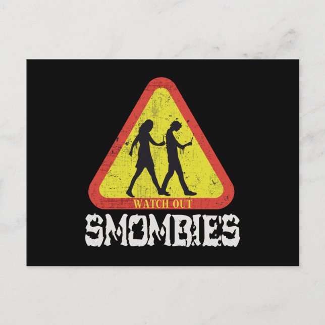 Carte Postale Attention aux mombies (Devant)