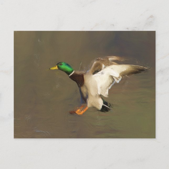 Carte Postale Atterrissage (Devant)