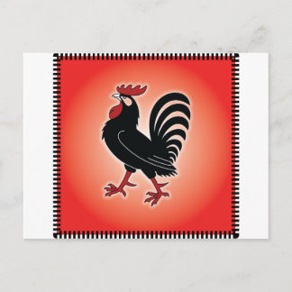 Carte Postale Attitude du coq
