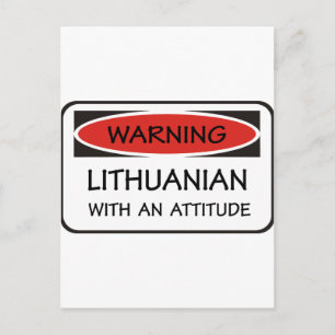 Carte Postale Attitude lituanienne