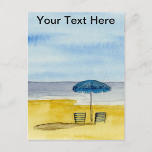 Carte Postale Au bord de la mer