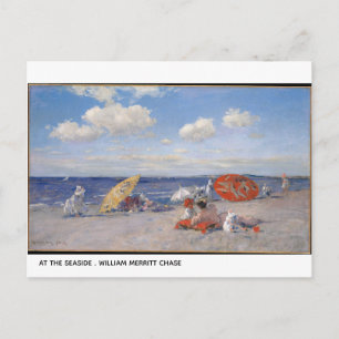 Carte Postale Au Bord De Mer William Merritt Chase