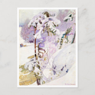 Carte Postale Au début du printemps, Pekka Halonen