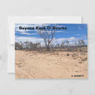 Carte Postale Au-delà de retour O' Bourke