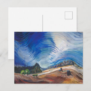 Carte Postale Au-dessus de la fosse de gravier   Emily Carr  