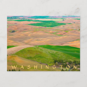Carte Postale Au-dessus de la Palouse peinte de la Butte Steptoe