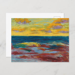 Carte Postale Au large d'Alsen   Emil Nolde  