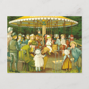 Carte Postale Au Merry Go Round