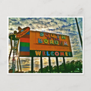 Carte Postale Au sud de la frontière
