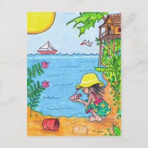 Carte postale au trésor