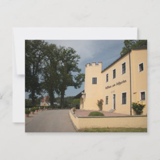 CARTE POSTALE AUBERGE POUR JARDIN DE COUR SOUS SERRURE A LA HAYE