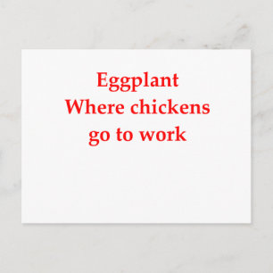 Carte Postale aubergine