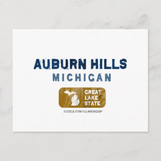 Carte Postale Auburn Hills Michigan Great Lake State