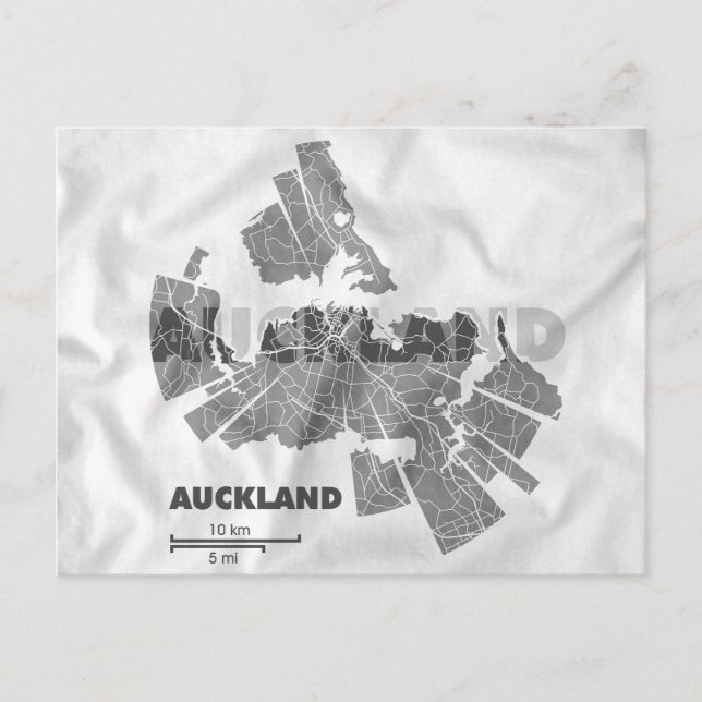 Carte postale Auckland (Devant)