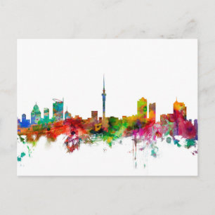Carte Postale Auckland New Zealand Skyline