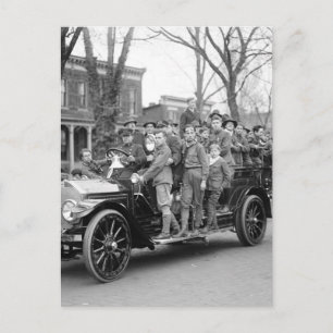 Carte Postale Aucun Badge de Sécurité Attribué, 1910s