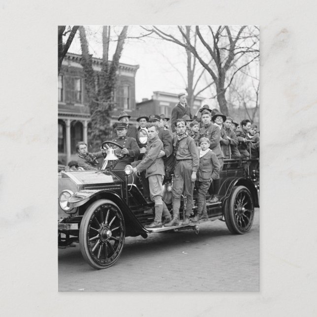 Carte Postale Aucun Badge de Sécurité Attribué, 1910s (Devant)