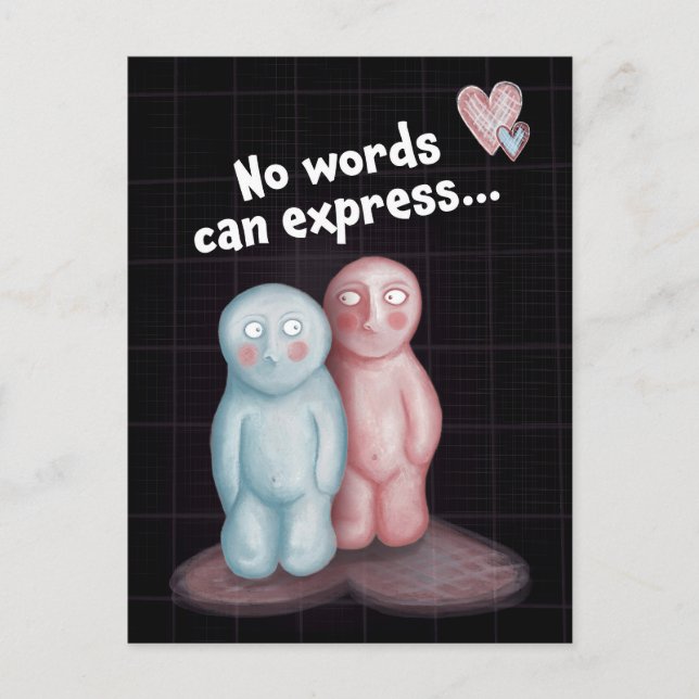 Carte Postale Aucun mot ne peut exprimer... (Devant)