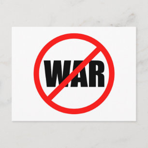 Carte Postale Aucun symbole de guerre