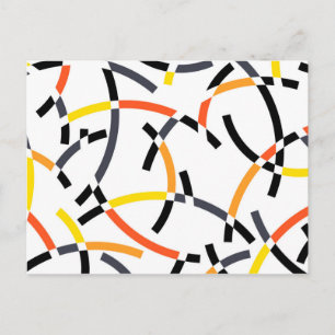 Carte Postale Audacieux, cool, tendance, joueuse, urbain, art mo