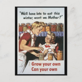 Carte Postale Augmentez votre alimentation Guerre mondiale 2