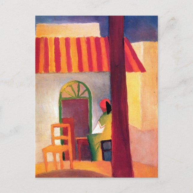 Carte Postale August Macke - café turc I (Devant)