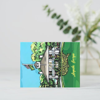 Carte Postale Augusta, Géorgie