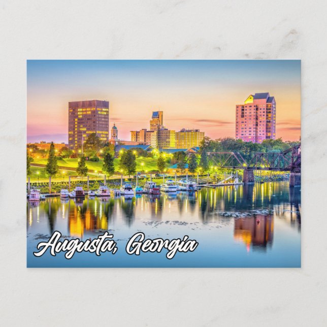 Carte Postale Augusta, Géorgie, États-Unis (Devant)