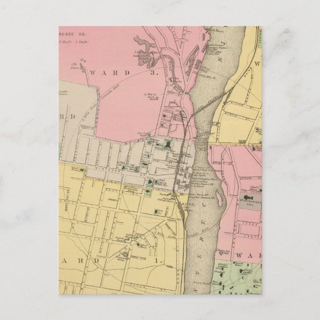 Carte Postale Augusta, Kennebec Co (Devant)